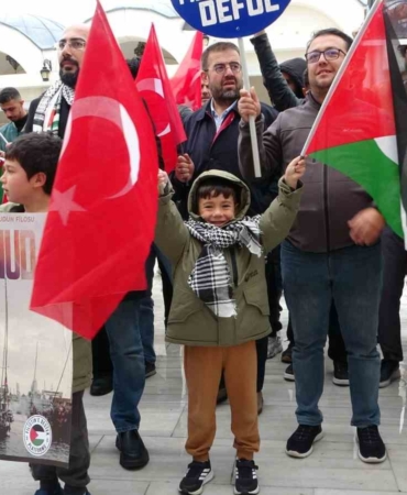 Çanakkale’den Küresel Sumud Filosu’na destek sesleri yükseldi