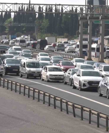Kurban Bayramı tatilinin başlamasıyla TEM’de yoğunluk oluştu