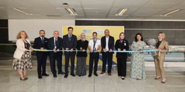 Sabiha Gökçen Havalimanı’nda Nesma Hava Yolları’nın ilk uçuşu karşılandı