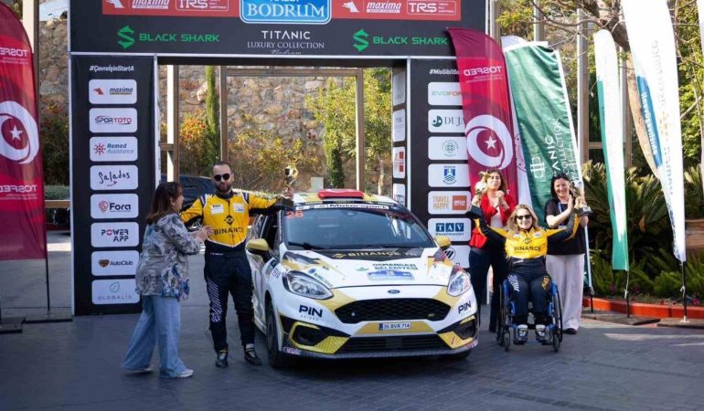 Bodrum Rallisi’nde Kübra Denizci Keskin rüzgarı