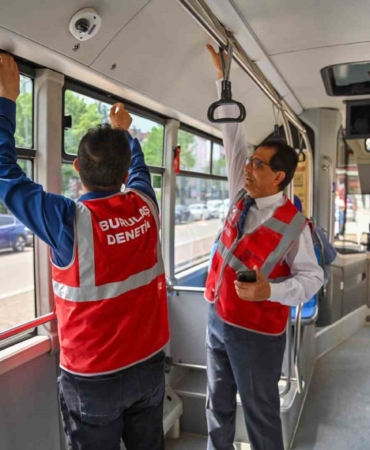 Bursa’da toplu taşıma araçlarına klima denetimi