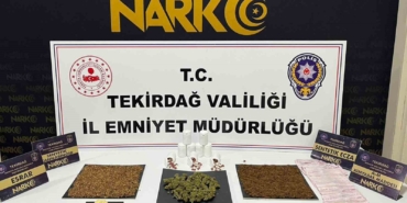 Tekirdağ’da uyuşturucuya geçit yok: 114 operasyonda 133 şüpheliye işlem