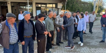Vali Turan, doludan etkilenen Dokuzhöyük köyünde incelemelerde bulundu