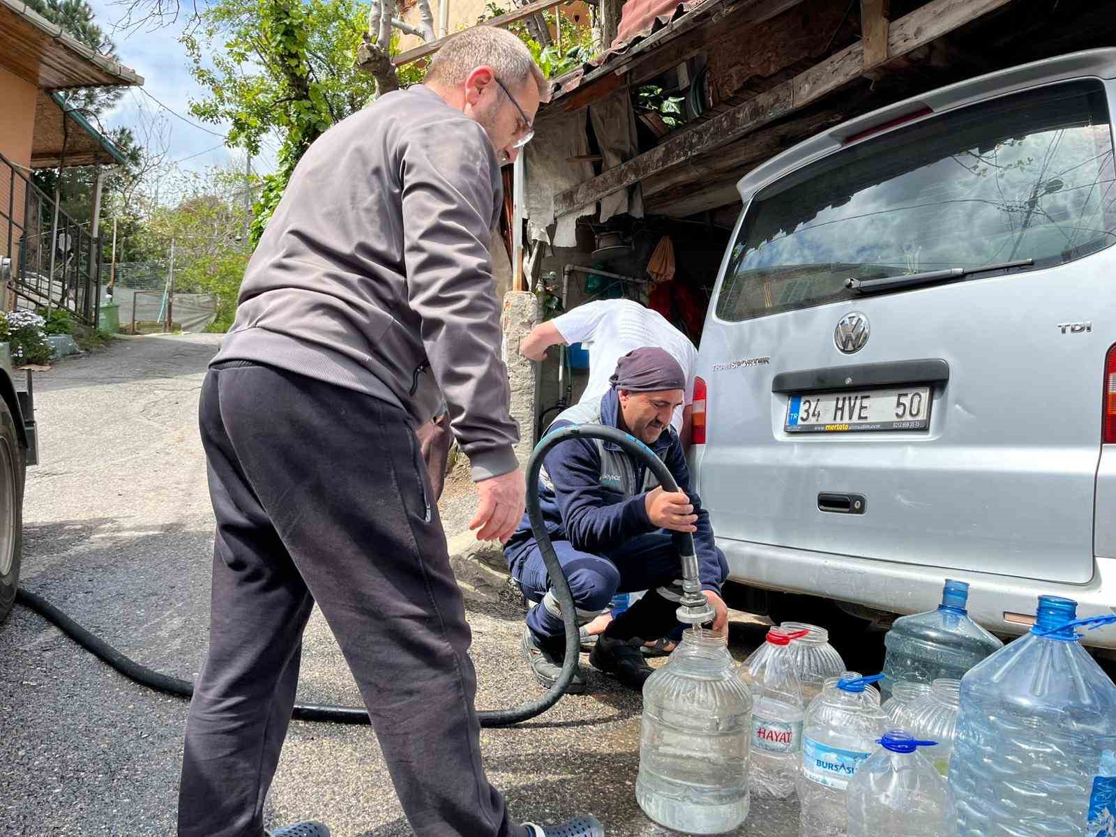 Beykoz’da İSKİ kaynaklı su arızası eski İstanbul’u hatırlattı