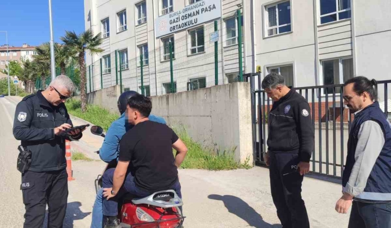Orhangazi’de okul çevrelerine sıkı denetim