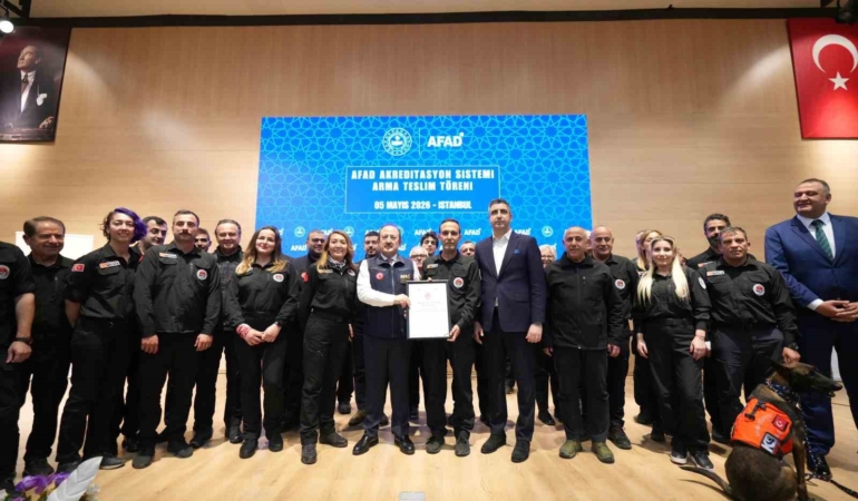 Kartal Belediyesi Arama Kurtarma Ekibi "AFAD Ağır Seviye Akreditasyonu" aldı