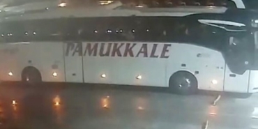 3 kişinin öldüğü kazada otobüsün Tekirdağ’da otogardan çıkış anına ait görüntüler ortaya çıktı