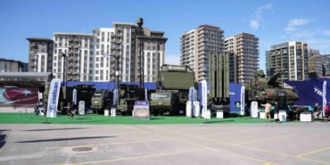 SAHA EXPO’daki çok katmanlı sistemler havadan görüntülendi