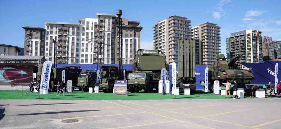 SAHA EXPO’daki çok katmanlı sistemler havadan görüntülendi