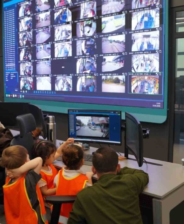 Minikler trafik güvenliğini yerinde öğrendi