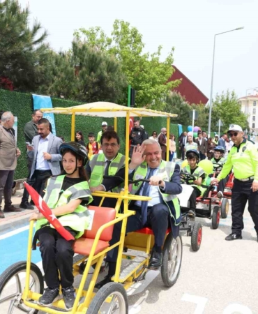 Kızılcıklı Mahallesi’nde Trafik Eğitim Sokağı açıldı