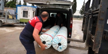 Seraları zarar gören üreticilere destek